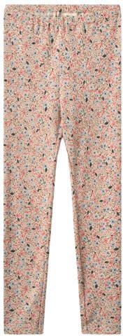 Wheat slim fit gebloemde legging roze lichtblauw Meisjes Katoen Bloemen - Foto 3
