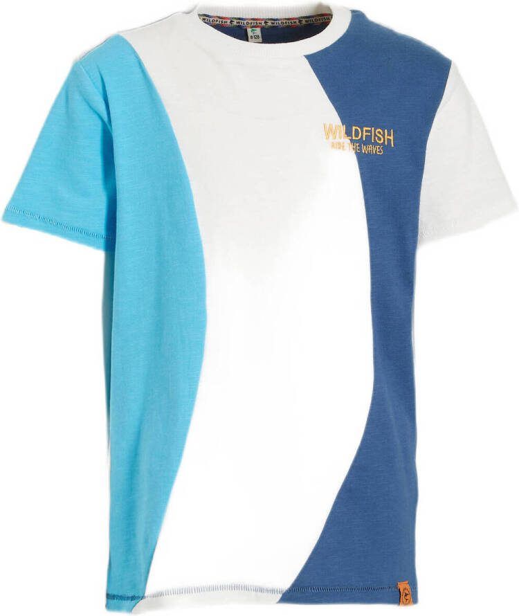 Wildfish T-shirt Mareno van biologisch katoen multi Meerkleurig 140