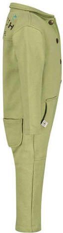 Wildfish jumpsuit van katoen olijfgroen Backprint 62 - Foto 4
