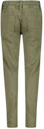 Wildfish tapered fit broek groen Jongens Katoen Effen 104 - Foto 3