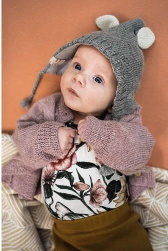 WildWood baby slim fit broek bruin Stretchkatoen Effen 50 56 - Foto 4