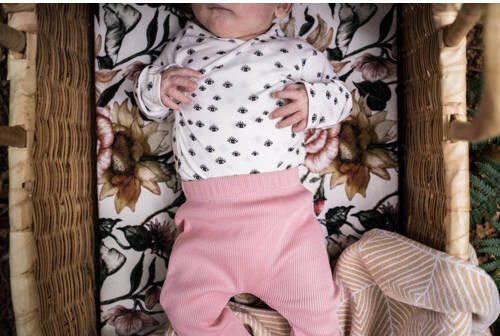 WildWood baby slim fit broek roze Meisjes Stretchkatoen Effen 50 56 - Foto 2