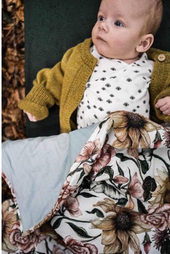 WildWood romper met print wit zwart Stretchkatoen Ronde hals 50 56 - Foto 4