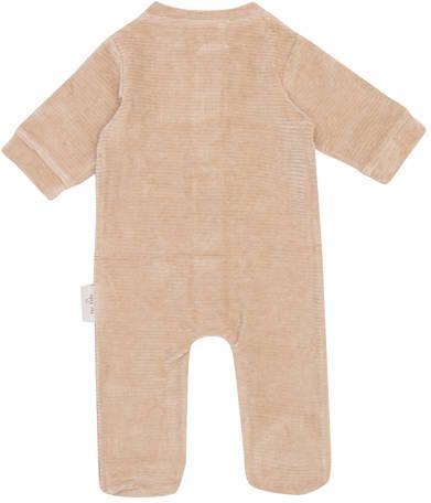 Witlof for kids boxpakje Urban Taupe velvet rib Bruin Fluweel Ronde hals - Foto 3
