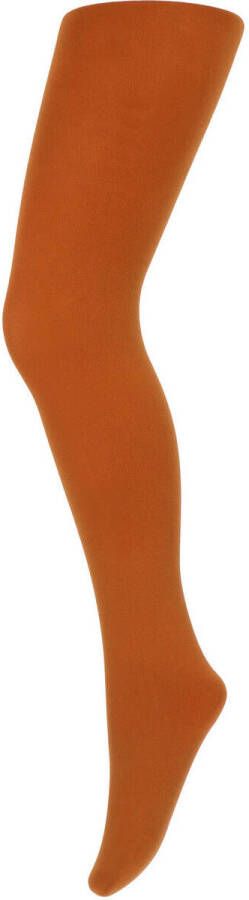 Yellow Moon panty 100 denier oranje Meisjes Polyamide Effen 116 128