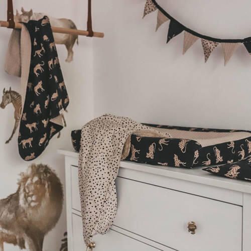 Your Wishes aankleedkussenhoes Wild Cheetah zwart beige Panterprint - Foto 2
