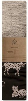 Your Wishes baby teddy ledikantdeken Wild Cheetah 100x140 zwart beige Babydeken - Foto 4