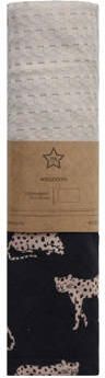 Your Wishes baby ledikantdeken Wild Cheetah 100x140 cm zwart beige Babydeken - Foto 4