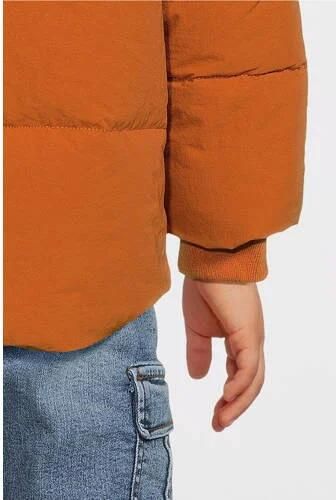 Your Wishes gewatteerde winterjas Orion oranje Jongens Polyamide Capuchon 110 116 - Foto 3