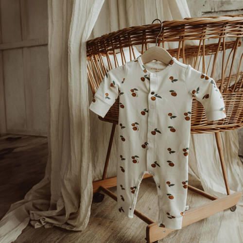 Your Wishes newborn boxpak Nicolai wit camel blauw Modal Ronde hals 50 - Foto 2
