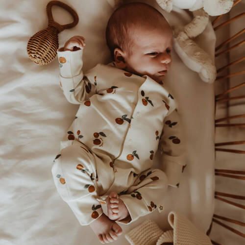 Your Wishes newborn boxpak Nicolai wit camel blauw Modal Ronde hals 50 - Foto 3