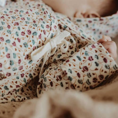 Your Wishes newborn boxpak Nyssa Ecru Meisjes Modal V-hals Bloemen 50
