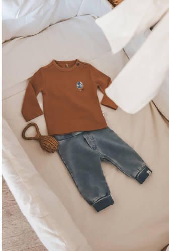 Your Wishes regular casual broek blauw Jongens Stretchkatoen Effen - Foto 2