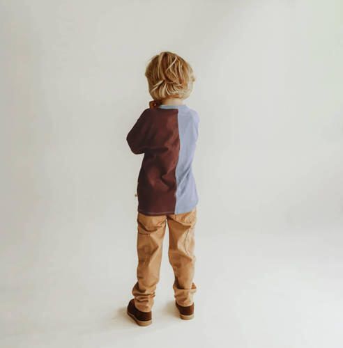 Your Wishes regular fit cargobroek Mack bruin Jongens Katoen Effen 134 140 - Foto 2