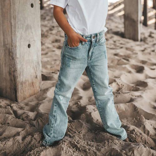 Your Wishes regular fit jeans Dacia denim light blue Blauw Meisjes Stretchdenim 104