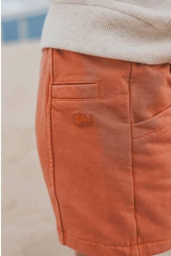 Your Wishes regular waist sweatshort brique Korte broek Oranje Effen - Foto 5
