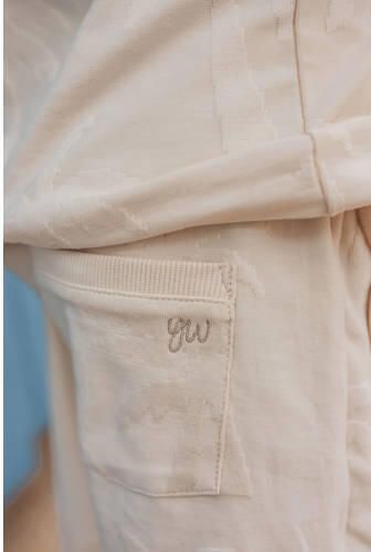 YOUR WISHES Jongens Broeken Stamped Palms Bermuda Shorts Creme - Foto 3