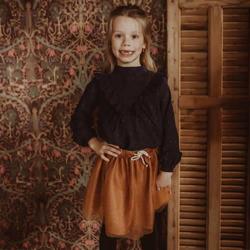 Your Wishes rok Helia beige Meisjes Polyamide Effen 134 140