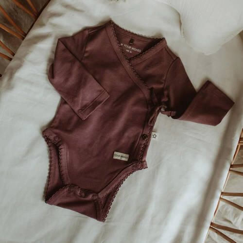 Your Wishes romper Nala paars Meisjes Modal V-hals Effen 50 - Foto 3