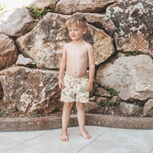 Your Wishes zwemshort Oasis Shawn offwhite lichtblauw Ecru Jongens Polyester 110 116 - Foto 1