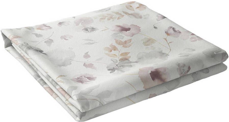 Yumi Baby wieglaken Magnolia 80x100 cm off white lichtbruin lichtgrijs Babylaken Ecru