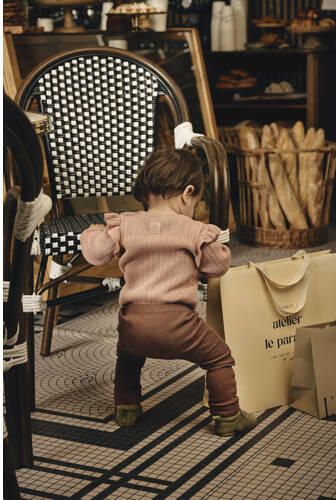 Z8 broek Frode lichtbruin Meisjes Katoen Effen 62