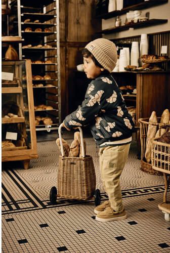 Z8 broek Jerfi zand Jongens Stretchkatoen Effen 98