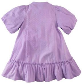 Z8 jurk Nova lila Paars Meisjes Acryl Ronde hals Effen 116 122 - Foto 2