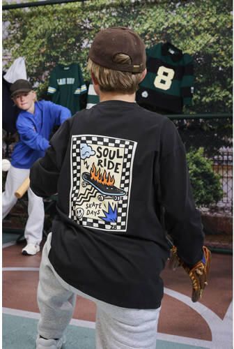 Z8 kids longsleeve Ender donkerblauw Jongens Stretchkatoen Ronde hals Backprint - Foto 8