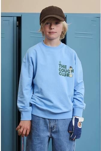 Z8 kids sweater Meyer met backprint blauw Jongens Stretchkatoen Ronde hals - Foto 8