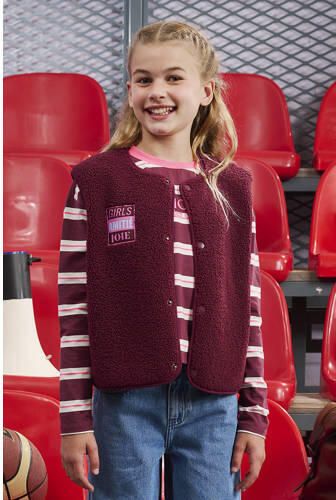 Z8 kids teddy gilet Lilou donkerrood Effen - Foto 8