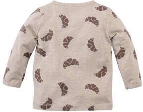 Z8 longsleeve Clyde beige bruin Jongens Katoen Ronde hals All over print 50 - Foto 2