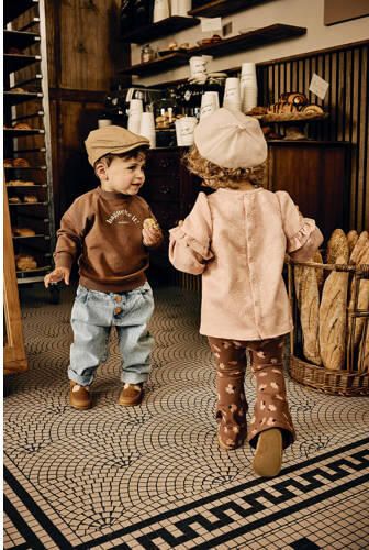 Z8 longsleeve Starlett lichtroze Meisjes Polyester Ronde hals Effen 92