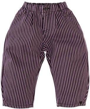 Z8 mini baggy broek Nisrine donkerrood roze Meisjes Katoen Streep