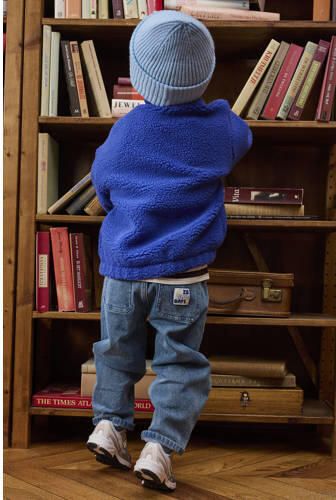 Z8 mini baggy jeans Cody medium blue denim Blauw Effen - Foto 3