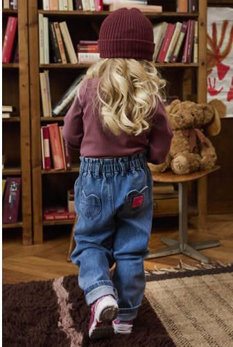 Z8 mini balloon jeans Soraya Medium blue denim Blauw Effen - Foto 2