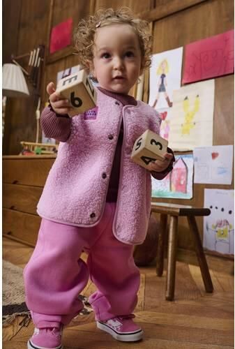 Z8 mini casual broek roze Meisjes Katoen Effen - Foto 2