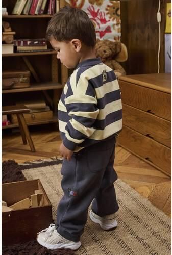 Z8 mini sweatpant antraciet Broek Grijs Jongens Katoen Effen - Foto 3