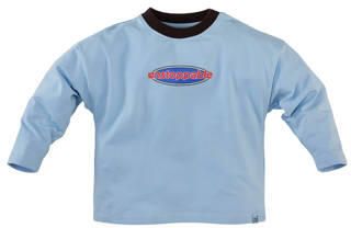 Z8 mini longsleeve Jent lichtblauw Jongens Katoen Ronde hals Tekst