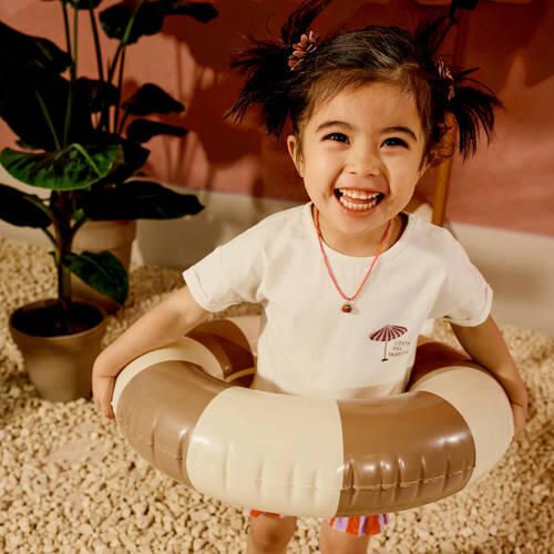 Z8 mini T-shirt Noraly offwhite Ecru Meisjes Stretchkatoen Ronde hals Backprint - Foto 2