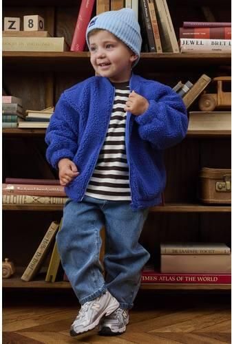 Z8 mini teddy bomberjack electric blue Jas Blauw Jongens Polyester Ronde hals - Foto 3