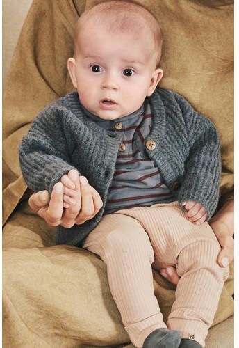 Z8 newborn baby broek Pepper beige Jongens Stretchkatoen Effen - Foto 3