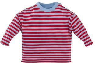 Z8 newborn gestreepte longsleeve rood lichtblauw Jongens Katoen Ronde hals