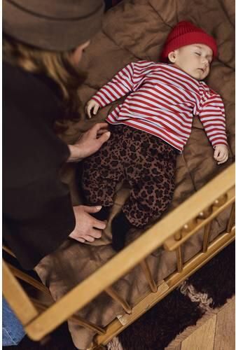 Z8 newborn gestreepte longsleeve rood lichtblauw Jongens Katoen Ronde hals - Foto 2