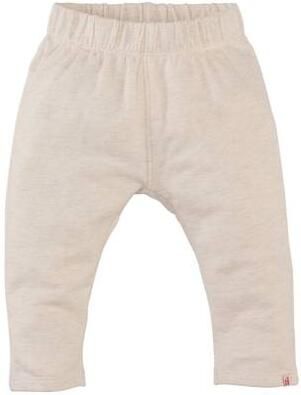 Z8 newborn katoenen babybroek met borduursels zand Beige Jongens Stretchkatoen