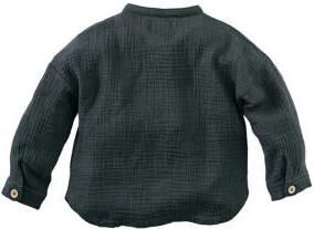 Z8 overshirt Colin antraciet Overhemd Jongens Katoen Ronde hals Tekst 80 - Foto 1