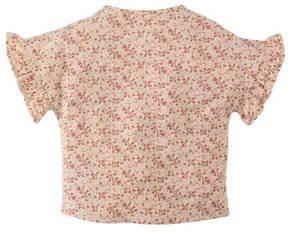 Z8 T-shirt Jimena beige Meisjes Stretchkatoen Rolkraag Bloemen 98 - Foto 2