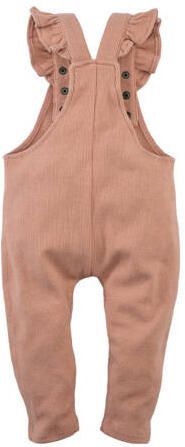 Z8 tuinbroek Mara met ruches roze Meisjes Katoen Vierkante hals Effen 56 - Foto 3