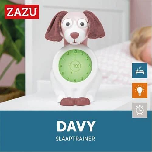 Zazu Davy de hond slaaptrainer met uurwerk roze | Slaaptrainer van - Foto 2