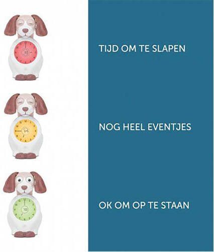 Zazu Davy de hond slaaptrainer met uurwerk roze | Slaaptrainer van - Foto 3